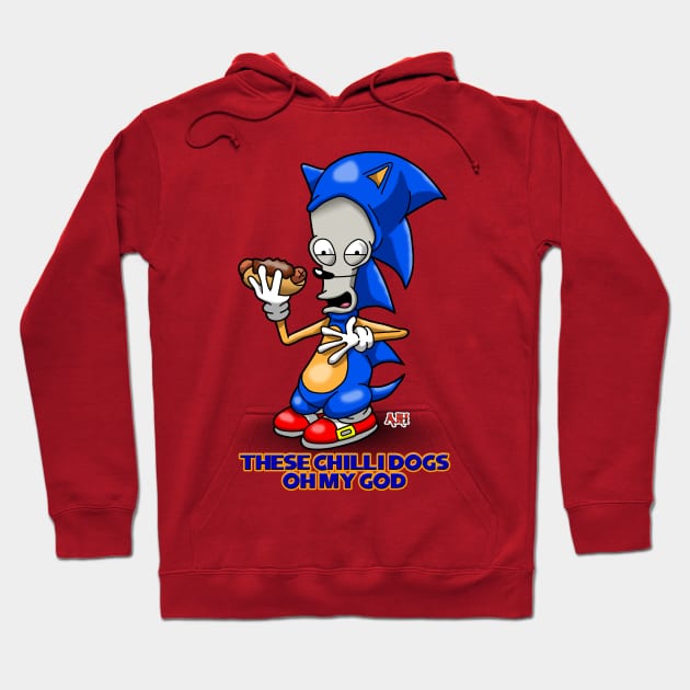 These Chilli Dogs, OMG Hoodie by AJH designs UK